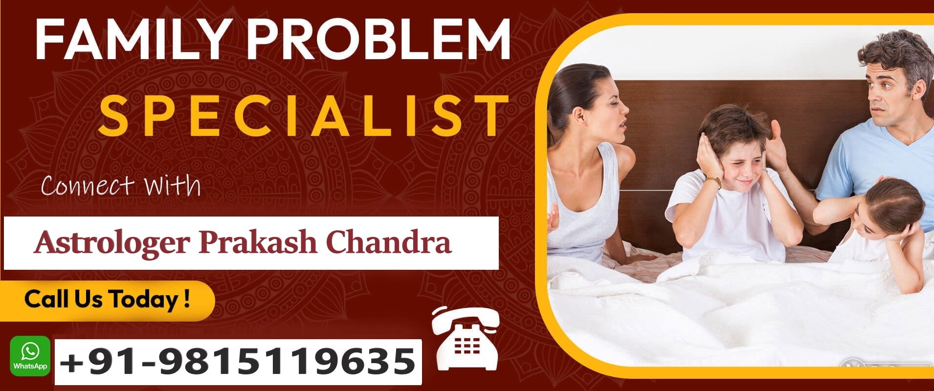 Astrologer Prakash Chandra +91-9815119635